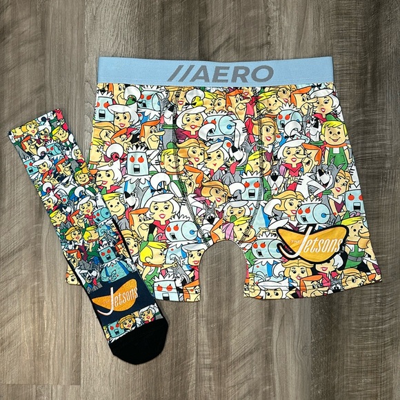 The Jetsons Socks and Boxer Brief Combo Set - Large - Picture 1 of 6